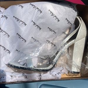 Brand new silver sandal